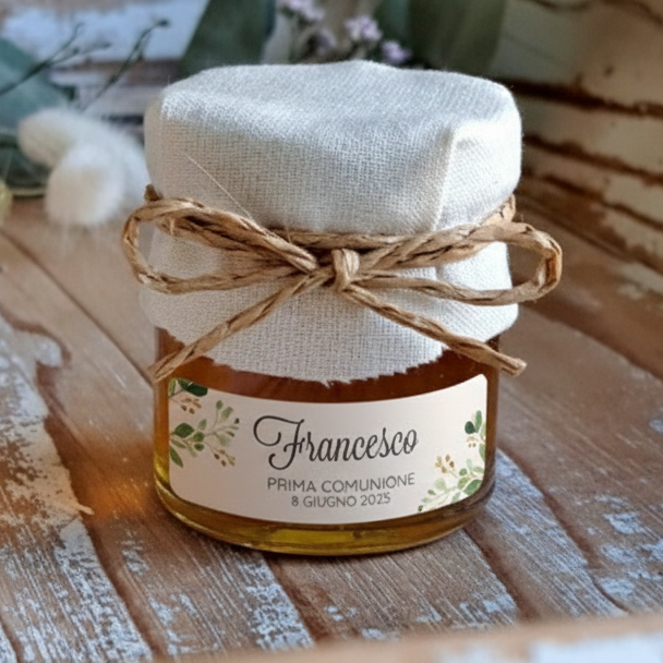 Bomboniera Miele 50 g Rametto Verde