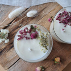 Candela Profumata Botanica Gelsomino e Rosa in cera vegetale
