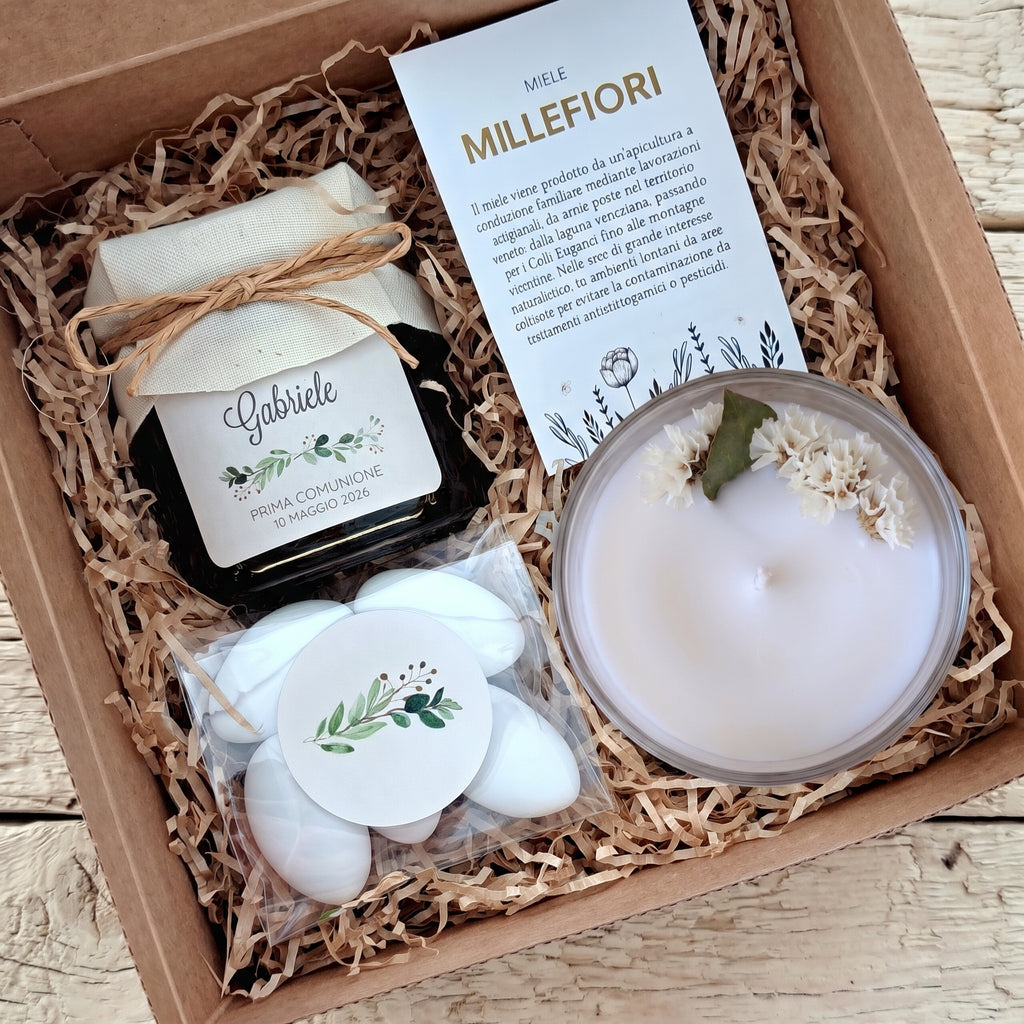 Cofanetto Miele 130 g e Candela Aromatica