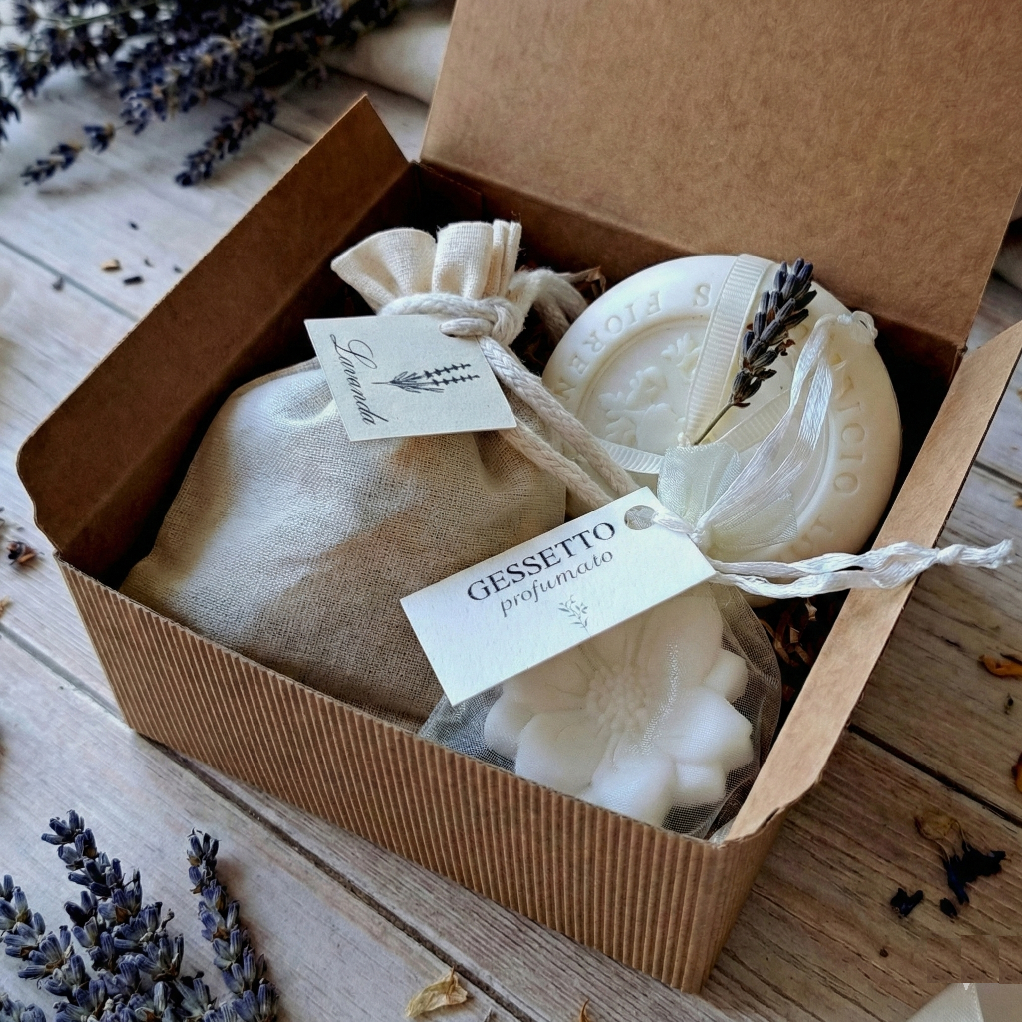 Bomboniera Lavanda Sapone e Gessetto Profumato