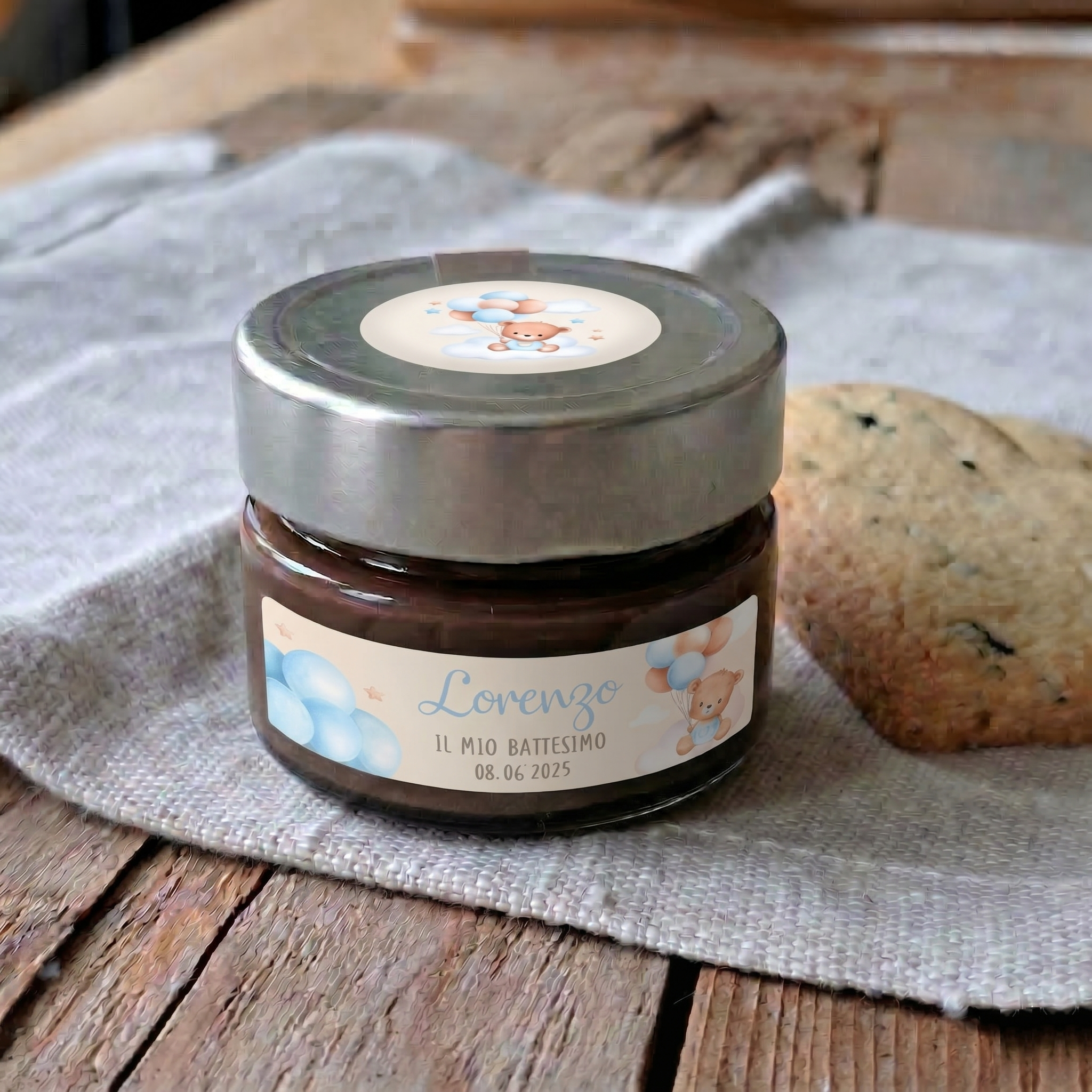 Bomboniera Crema di Nocciole "Orsetto Azzurro"