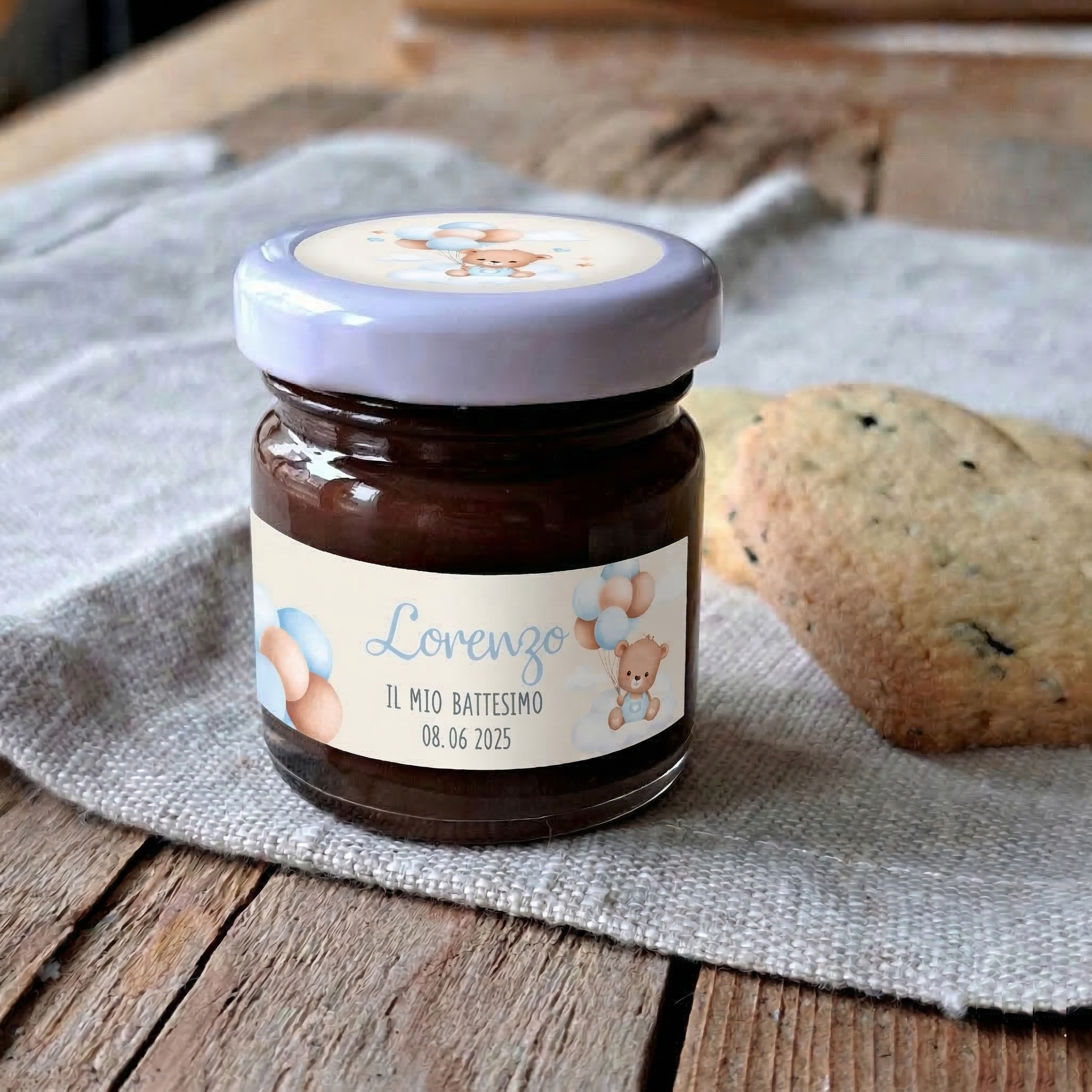 Bomboniera Crema di Nocciole "Orsetto Azzurro"