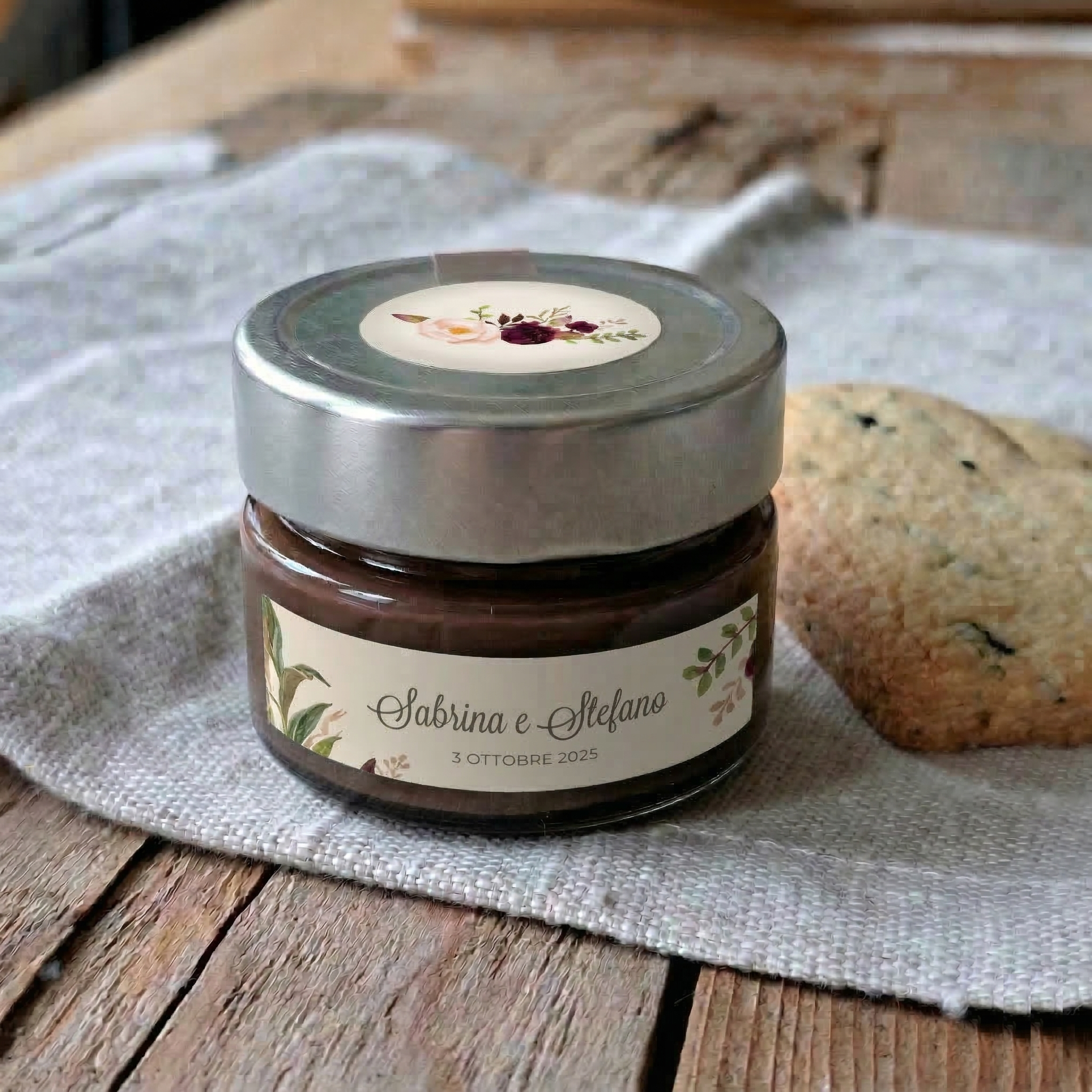 Bomboniera Crema di Nocciole "Rose"