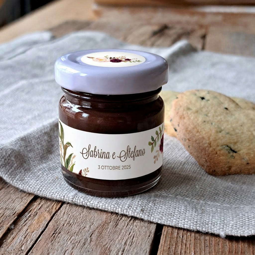 Bomboniera Crema di Nocciole "Rose"