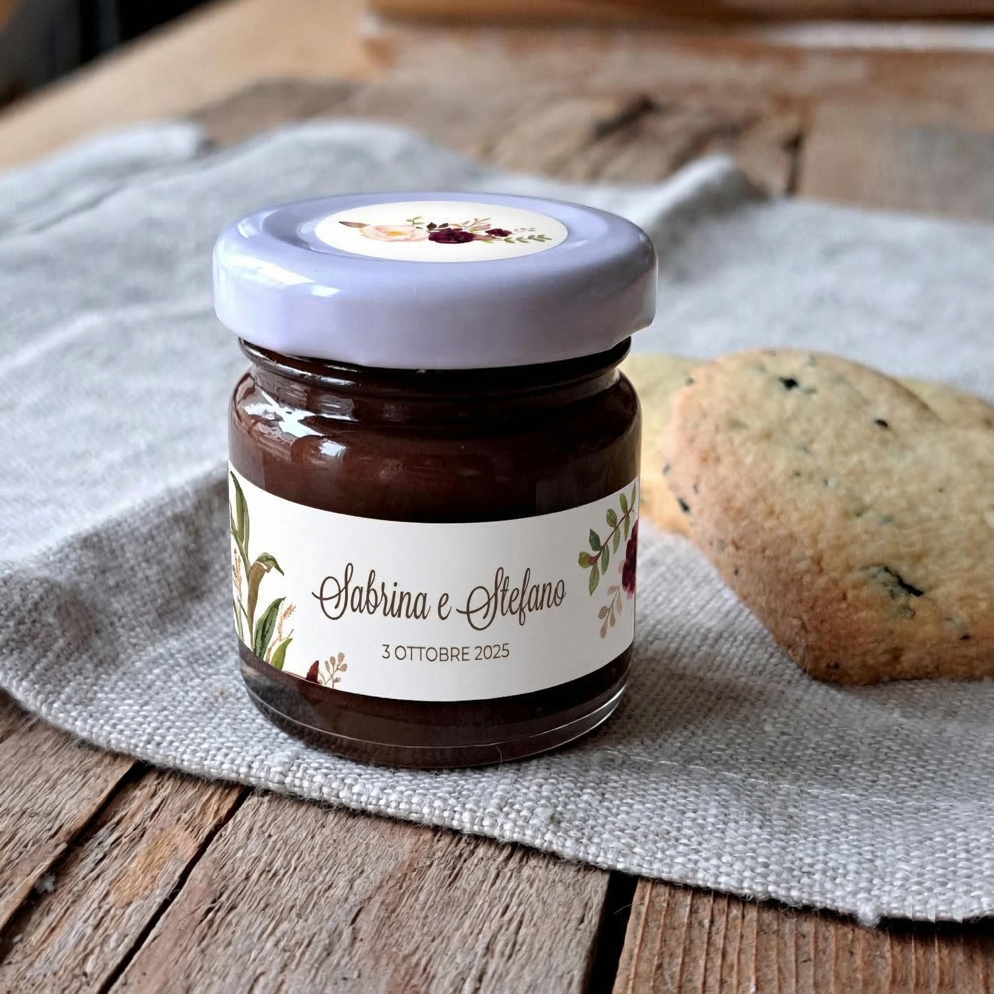 Bomboniera Crema di Nocciole "Rose"