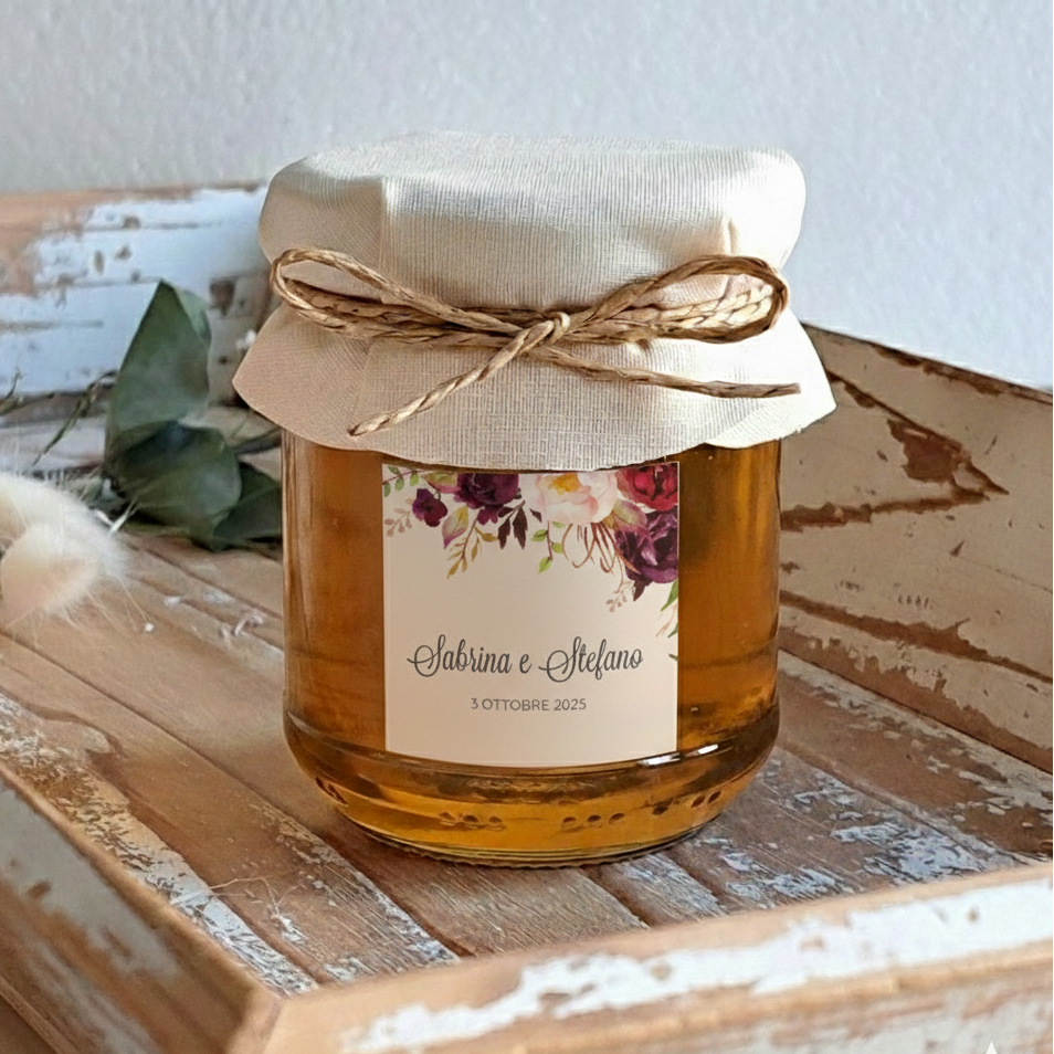 Bomboniera Miele 250 g Rose