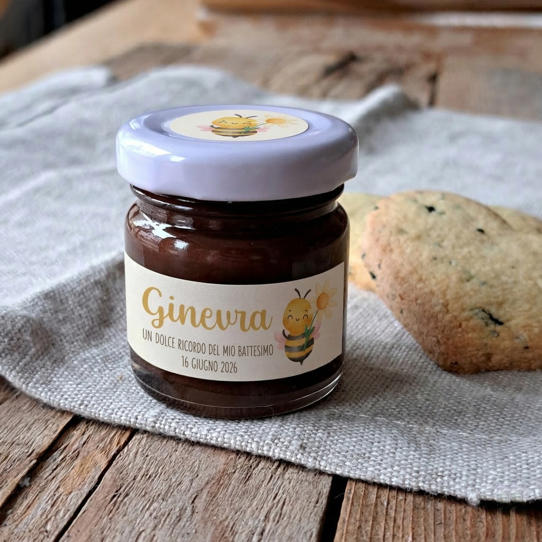 Bomboniera Crema di Nocciole "Ape e Fiore"