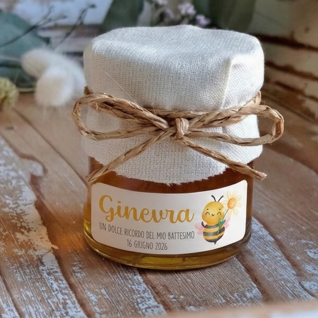 Bomboniera Miele 50 g "Ape e Fiore"