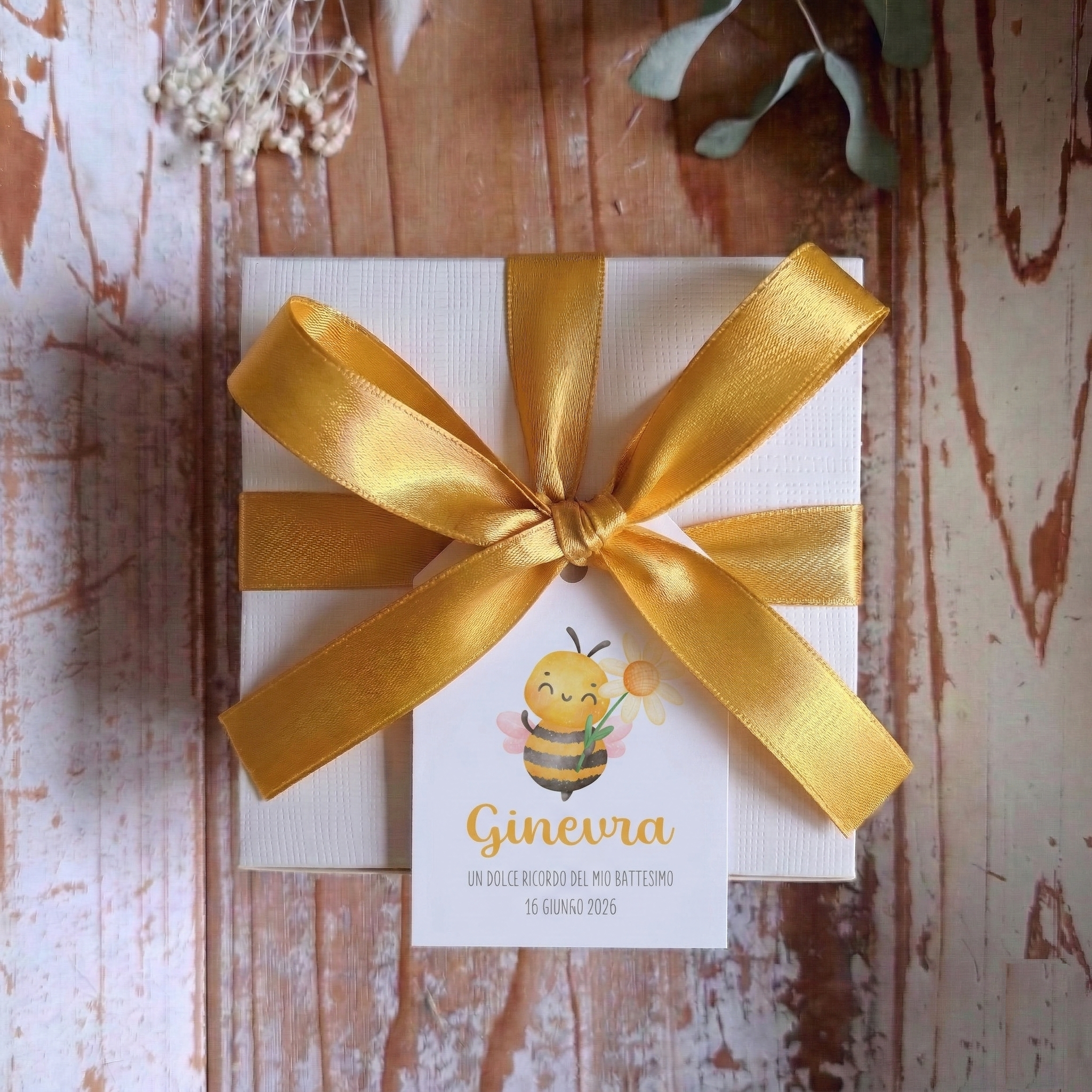 Bomboniera Crema di Nocciole "Ape e Fiore"