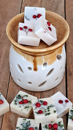 BOX PAUSA SPEZIATA Regalo di Natale Brucia Essenze con Cialde Mug Candy e Infuso