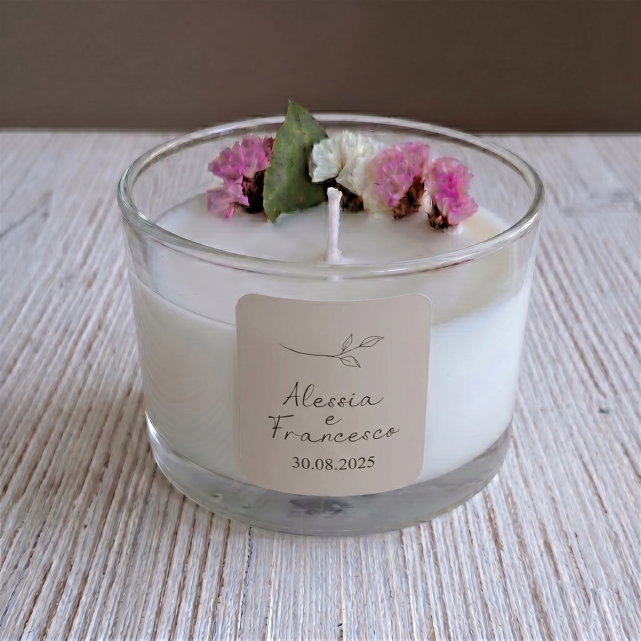 Bomboniera Candela Aromatica 140 g "Ramo"