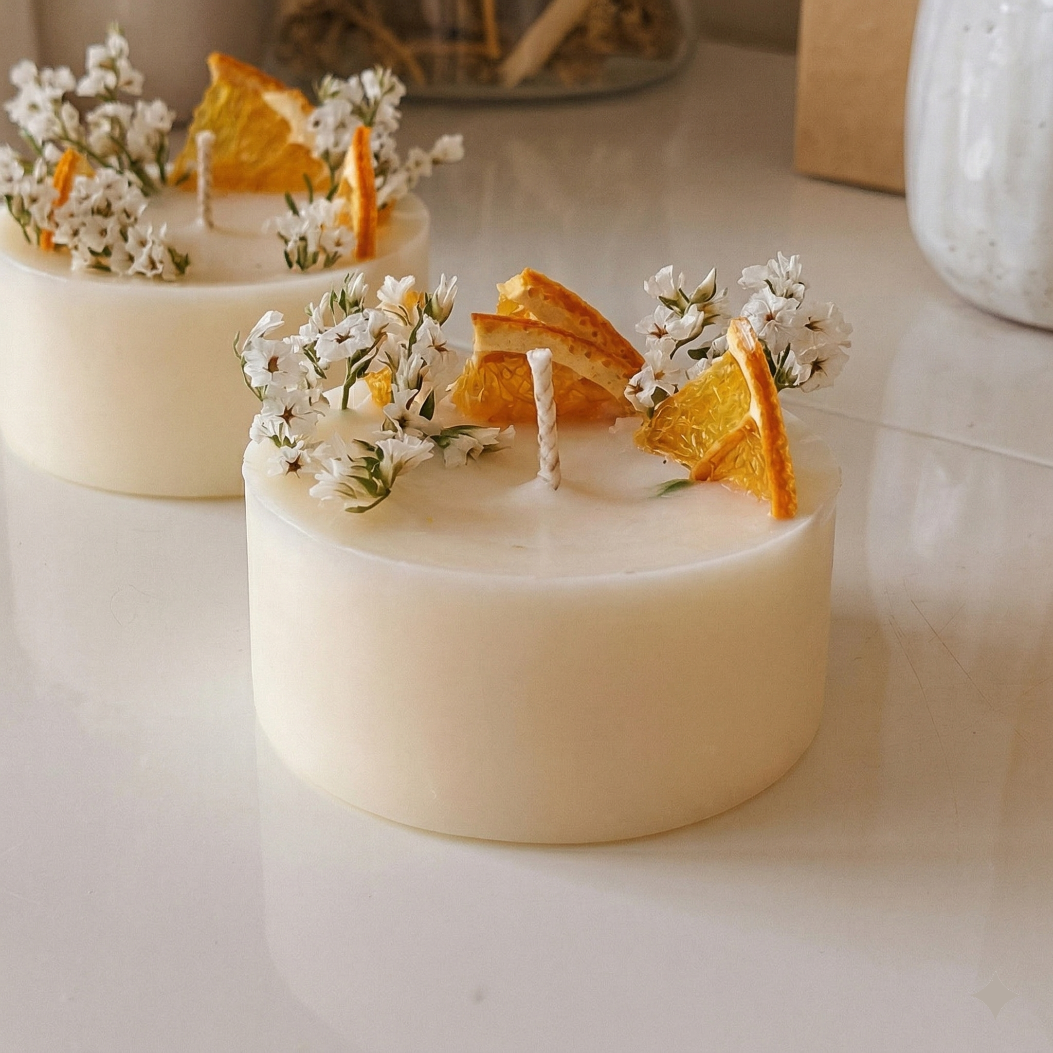 Bomboniera Candela Botanica 110 g "Gocce di Natura"