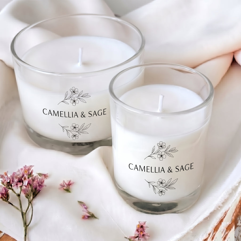 Candela Profumata Camellia & Sage in Cera Vegetale