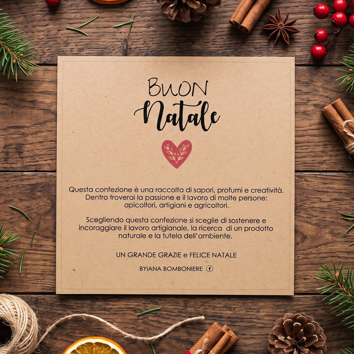 Candela Botanica 140 g Regalo di Natale