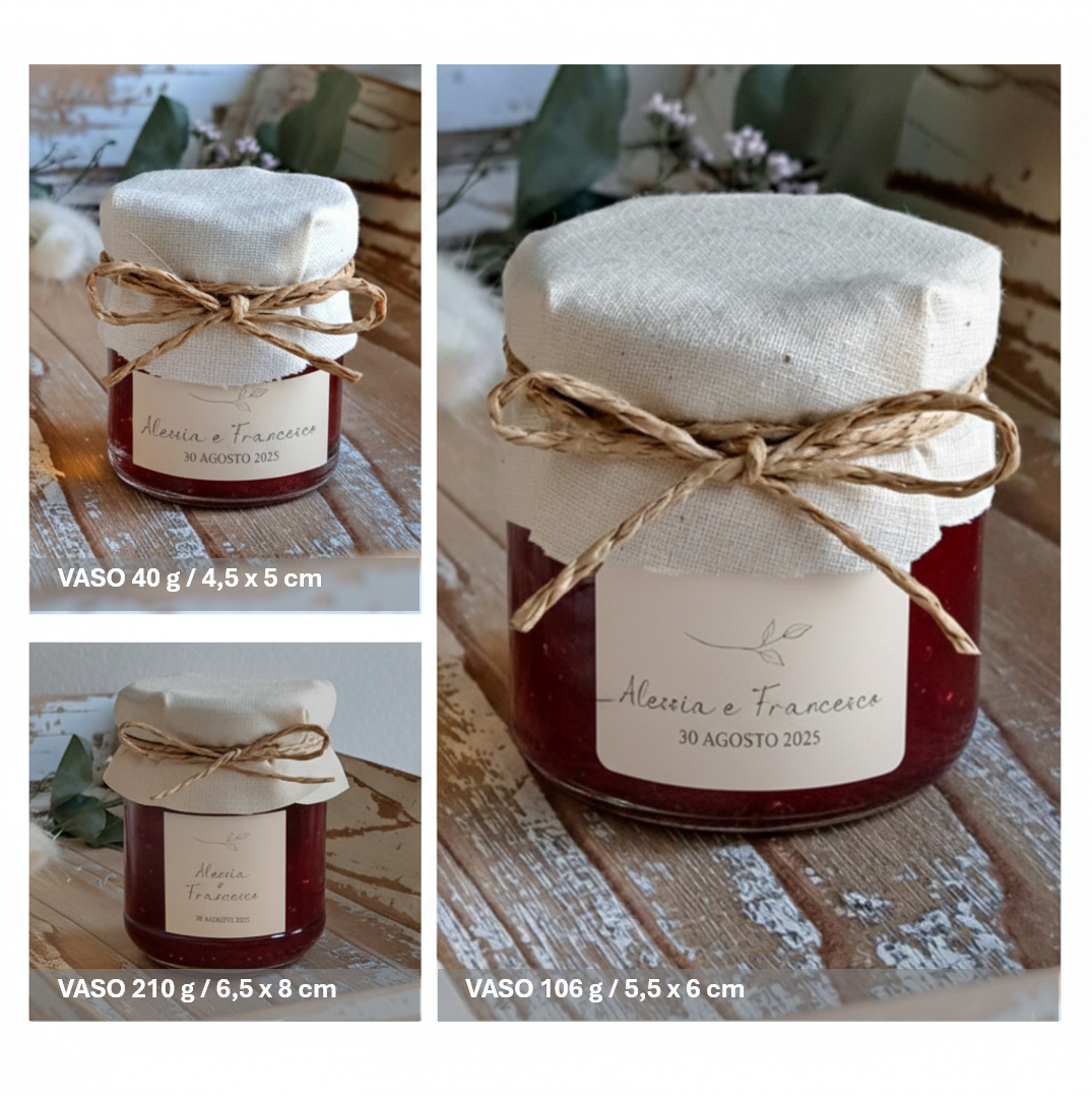 Bomboniera Confettura "Ramo" - BY IANA BOMBONIERE