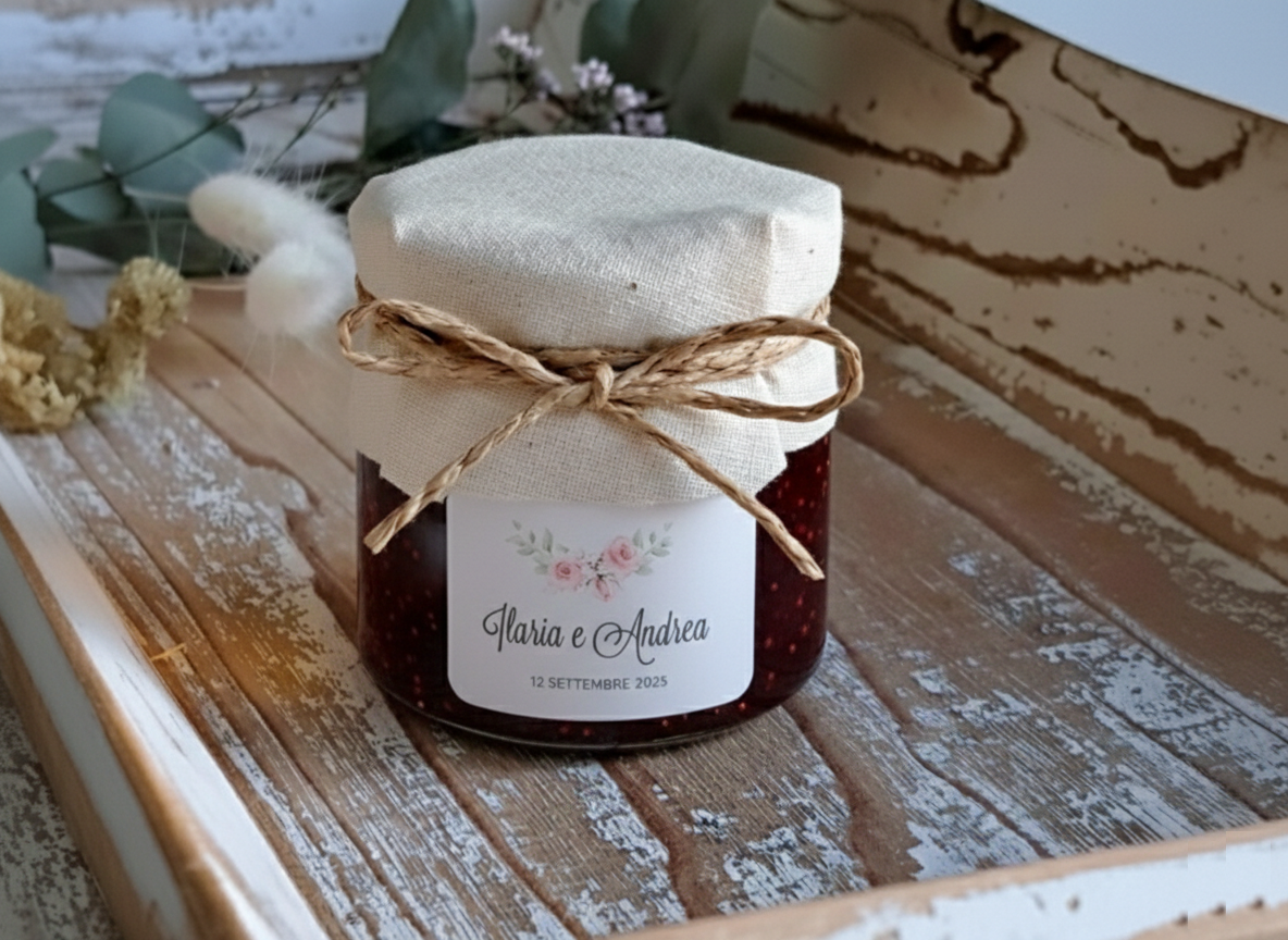 Bomboniera Confettura "Bouquet di Rose" - BY IANA BOMBONIERE