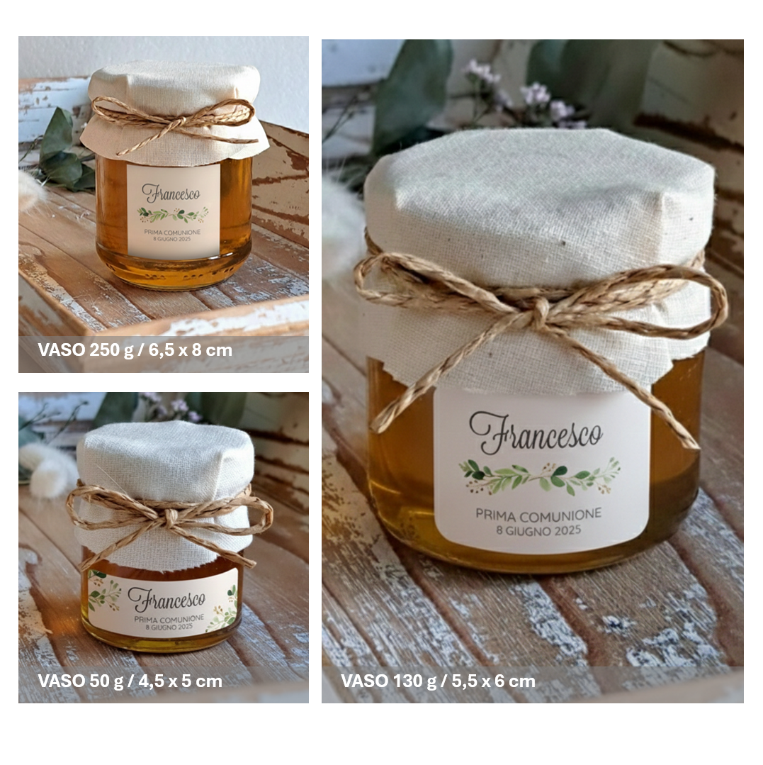 Bomboniera Miele "Rametto Verde" - BY IANA BOMBONIERE