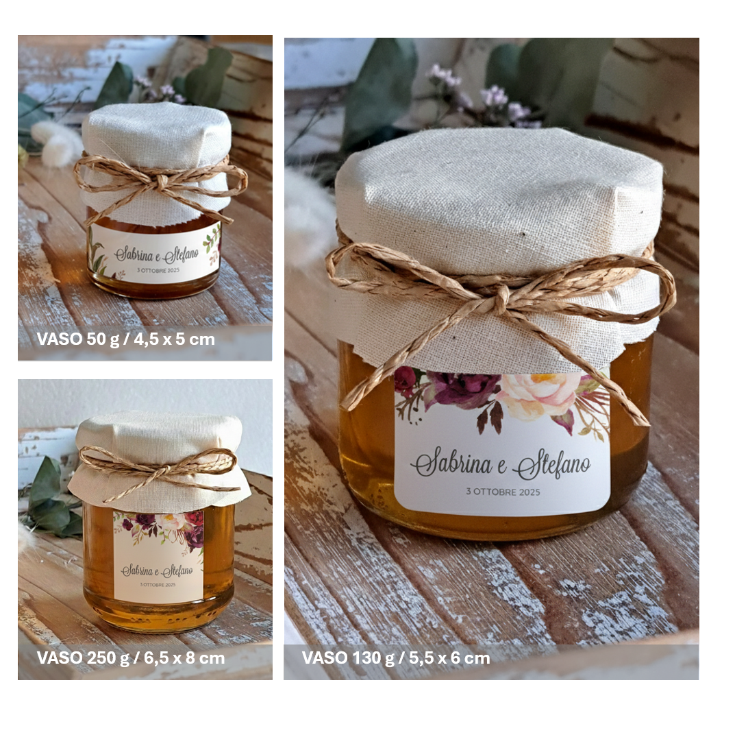 Bomboniera Miele "Rose" - BY IANA BOMBONIERE