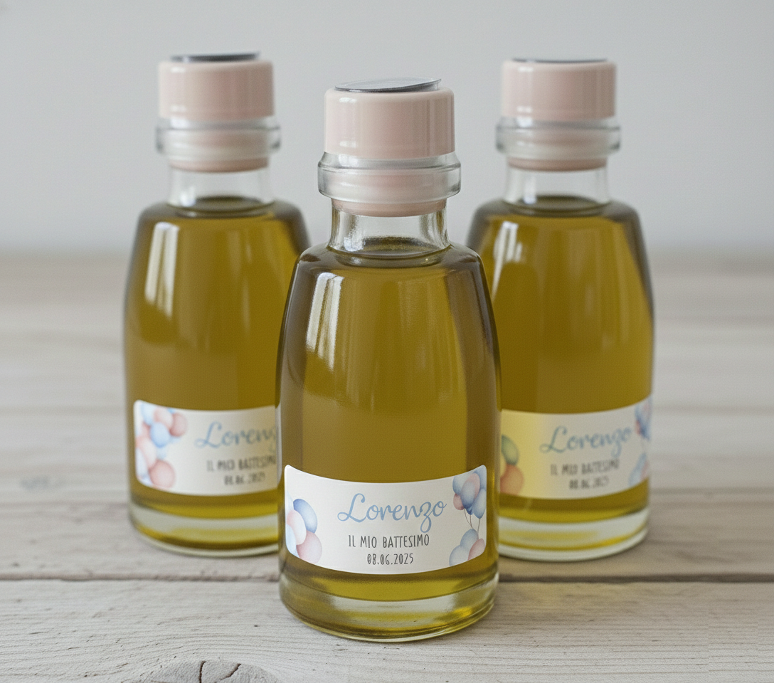 Bomboniera Olio Aromatizzato "Orsetto Azzurro" - BY IANA BOMBONIERE