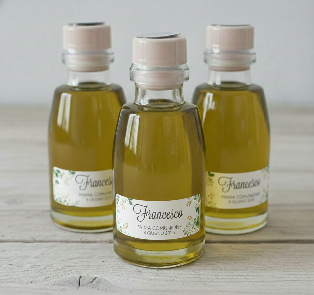 Bomboniera Olio Aromatizzato "Rametto Verde"