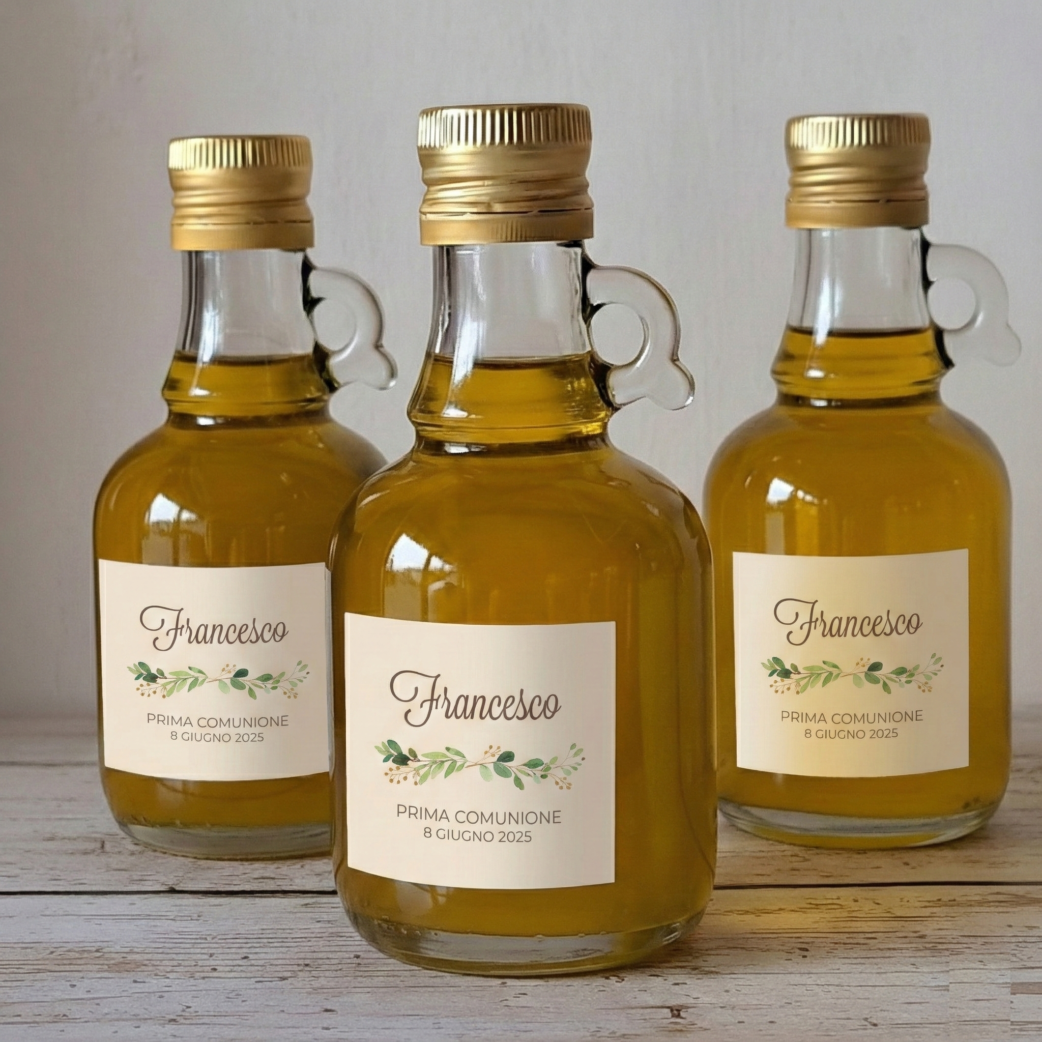 Bomboniera Olio Evo "Rametto Verde" - BY IANA BOMBONIERE