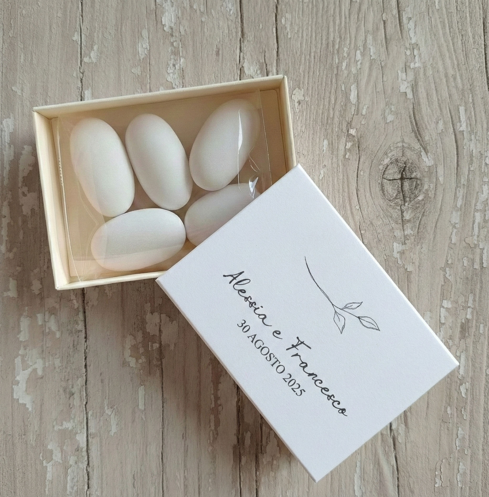 Portaconfetti Scatolina a Fiammifero "Ramo"