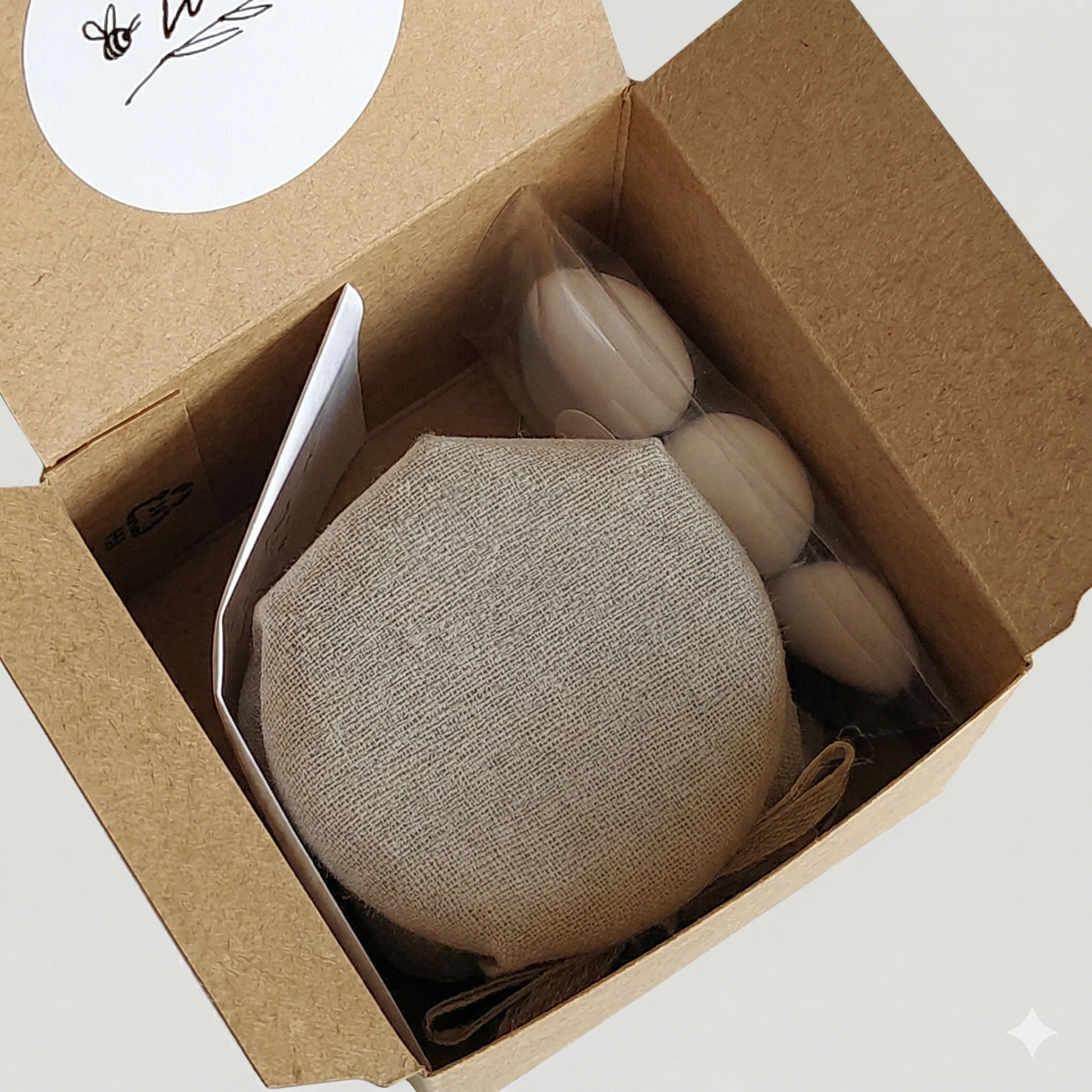 Bomboniera Miele 50 g Millefiori "Gocce di Natura" - Grafica "Rametto Verde"