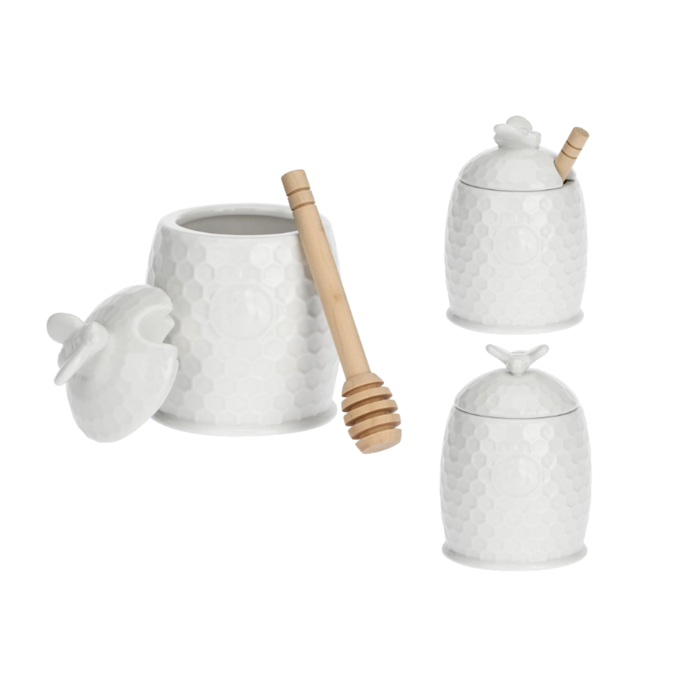 Cofanetto Miele e Vaso Portamiele Ape Bianca