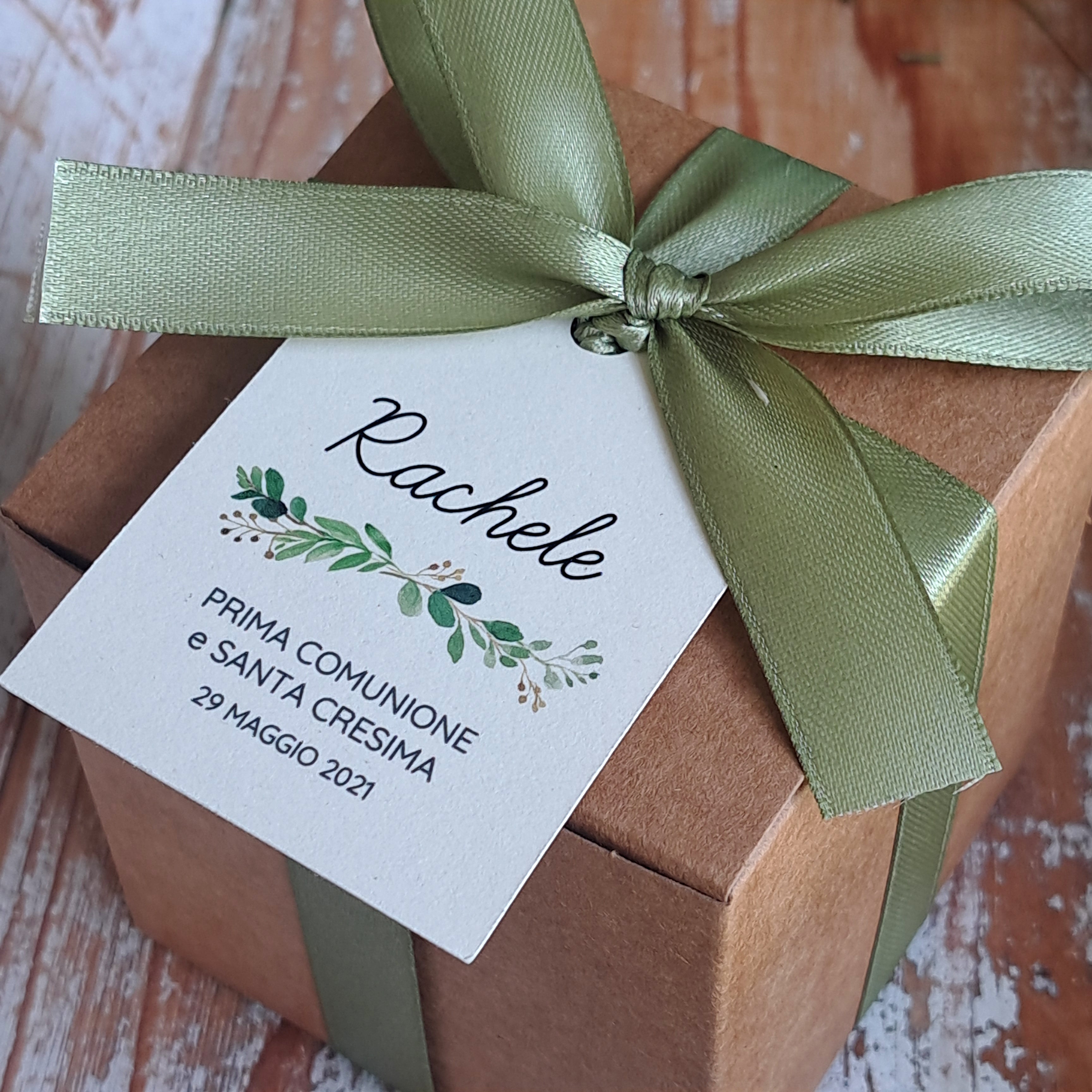 Bomboniera Candela Botanica 110 g "Gocce di Natura"