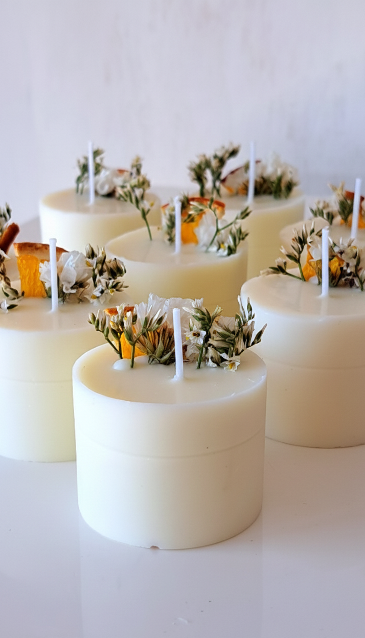 Bomboniera Candela Botanica 50 g "Gocce di Natura"