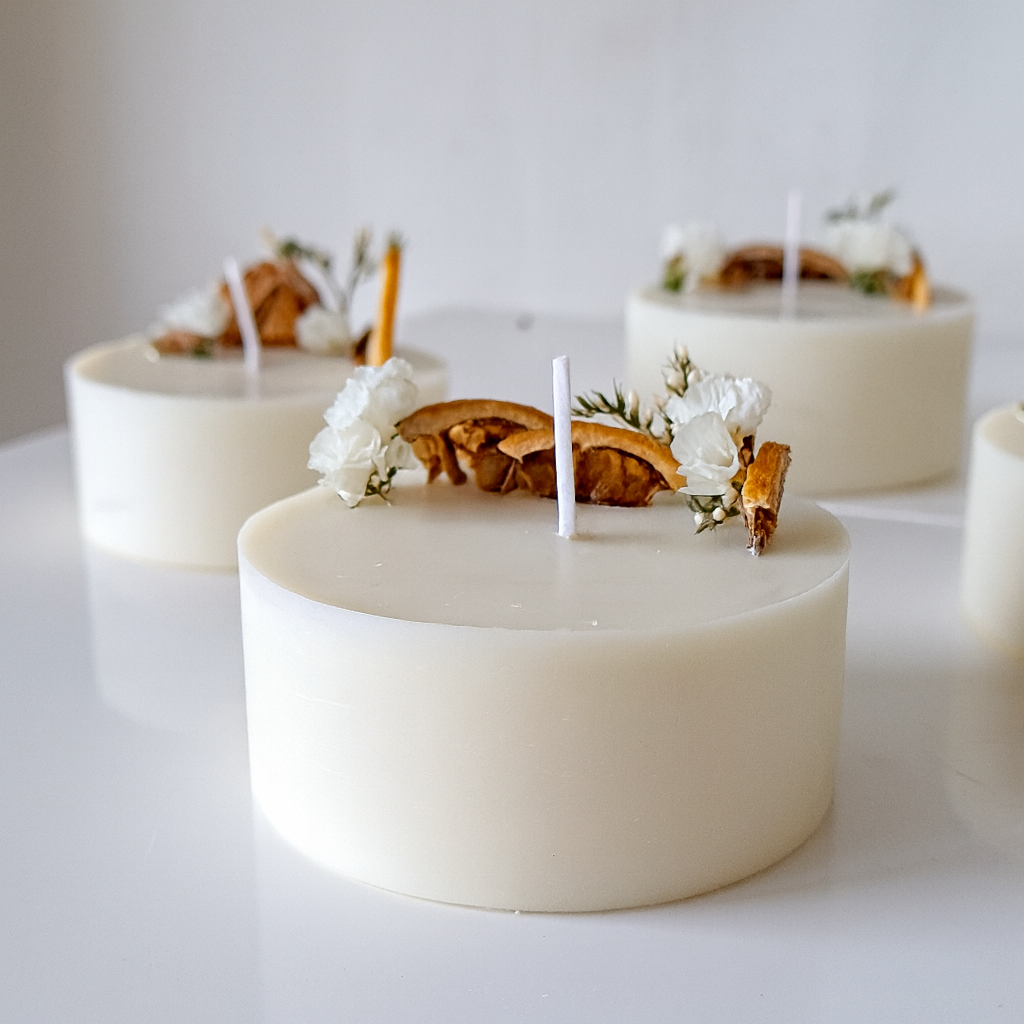 Bomboniera Candela Torta 110 g Bouquet