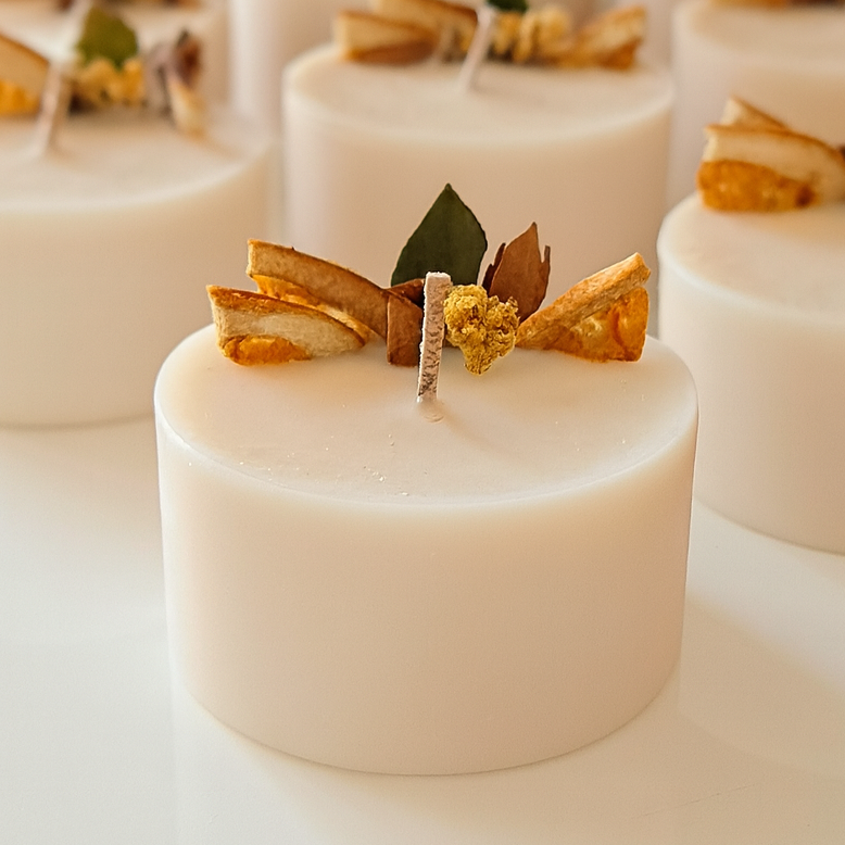 Bomboniera Candela Torta 50 g Bouquet