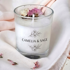 Candela Profumata Camelia & Sage in cera vegetale ❗Disponibile da Settembre