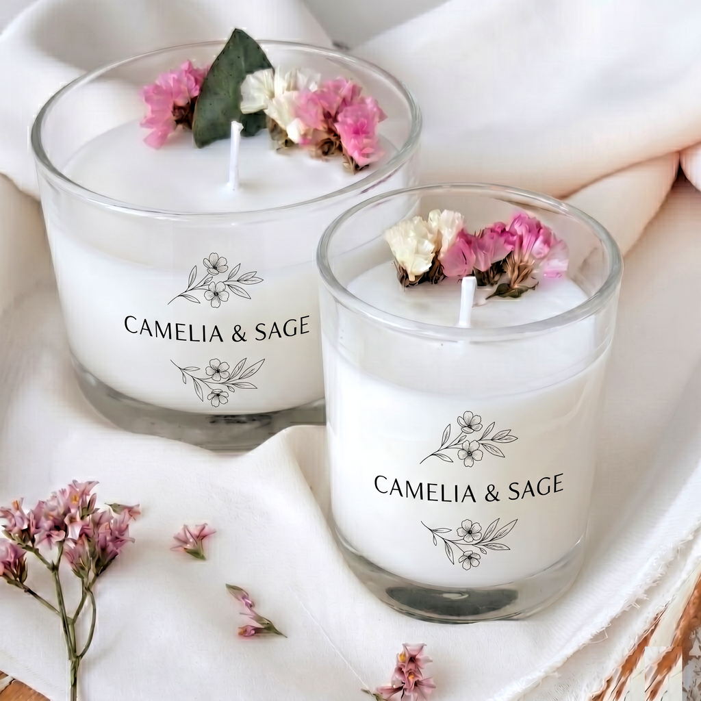 Candela Profumata Camelia & Sage in cera vegetale ❗Disponibile da Settembre