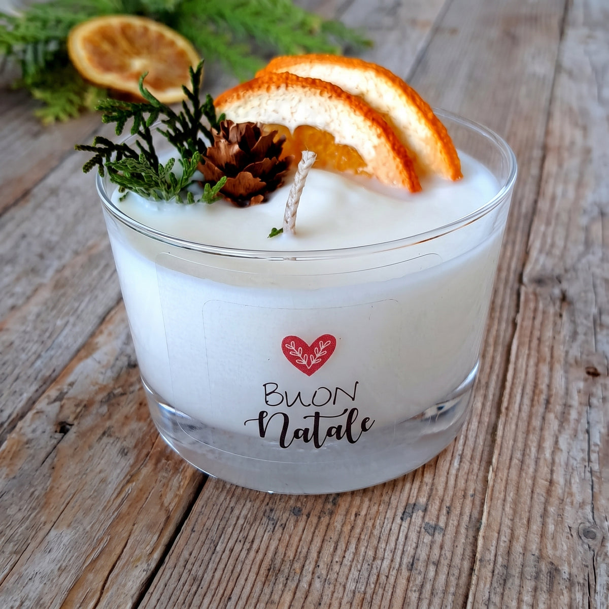 Candela Botanica 70 g Regalo di Natale