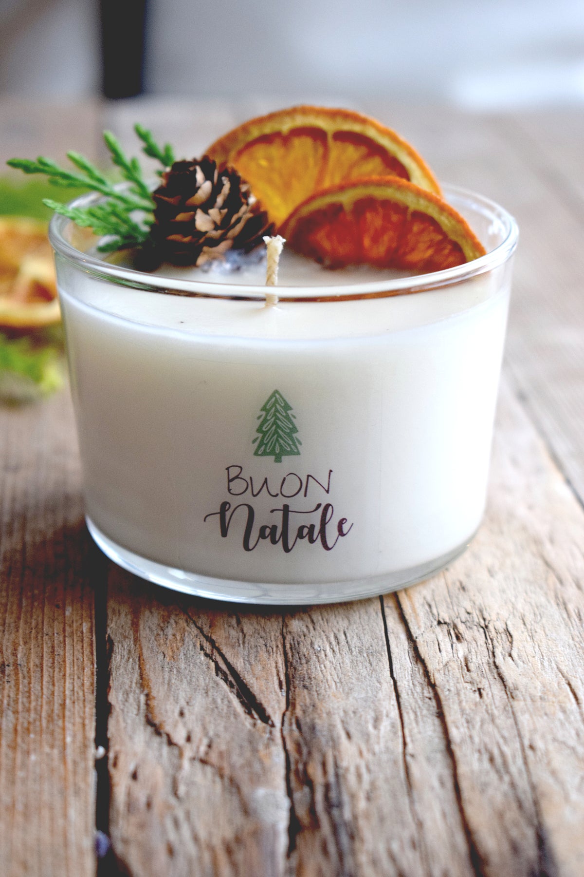 Candela Botanica 140 g Regalo di Natale