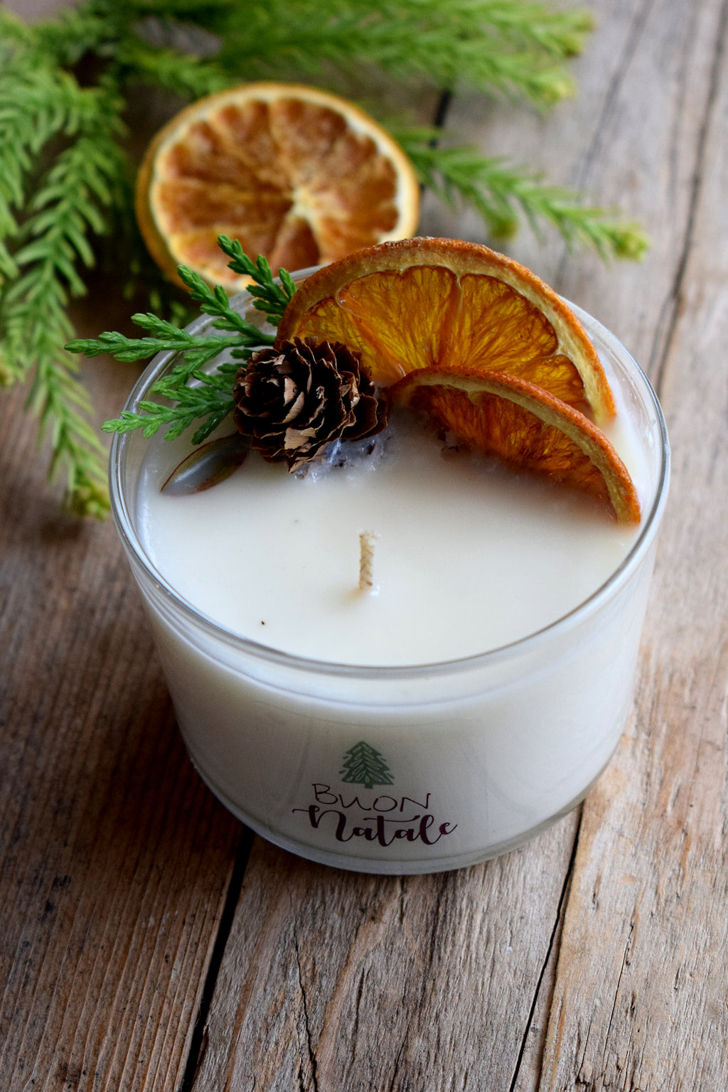 Candela Botanica 140 g Regalo di Natale