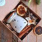 Cofanetto Brucia Essenze e Profumatore Botanico Stella Regalo di Natale