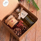 Cofanetto Miele 130 gr e Olio di Oliva Aromatizzato Regalo di Natale