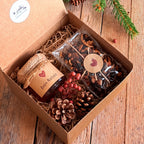 Cofanetto Miele 130 gr e Infuso di Frutta Regalo di Natale