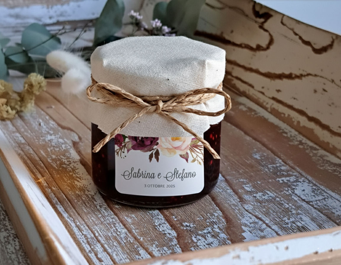 Bomboniera Confettura "Rose" - BY IANA BOMBONIERE