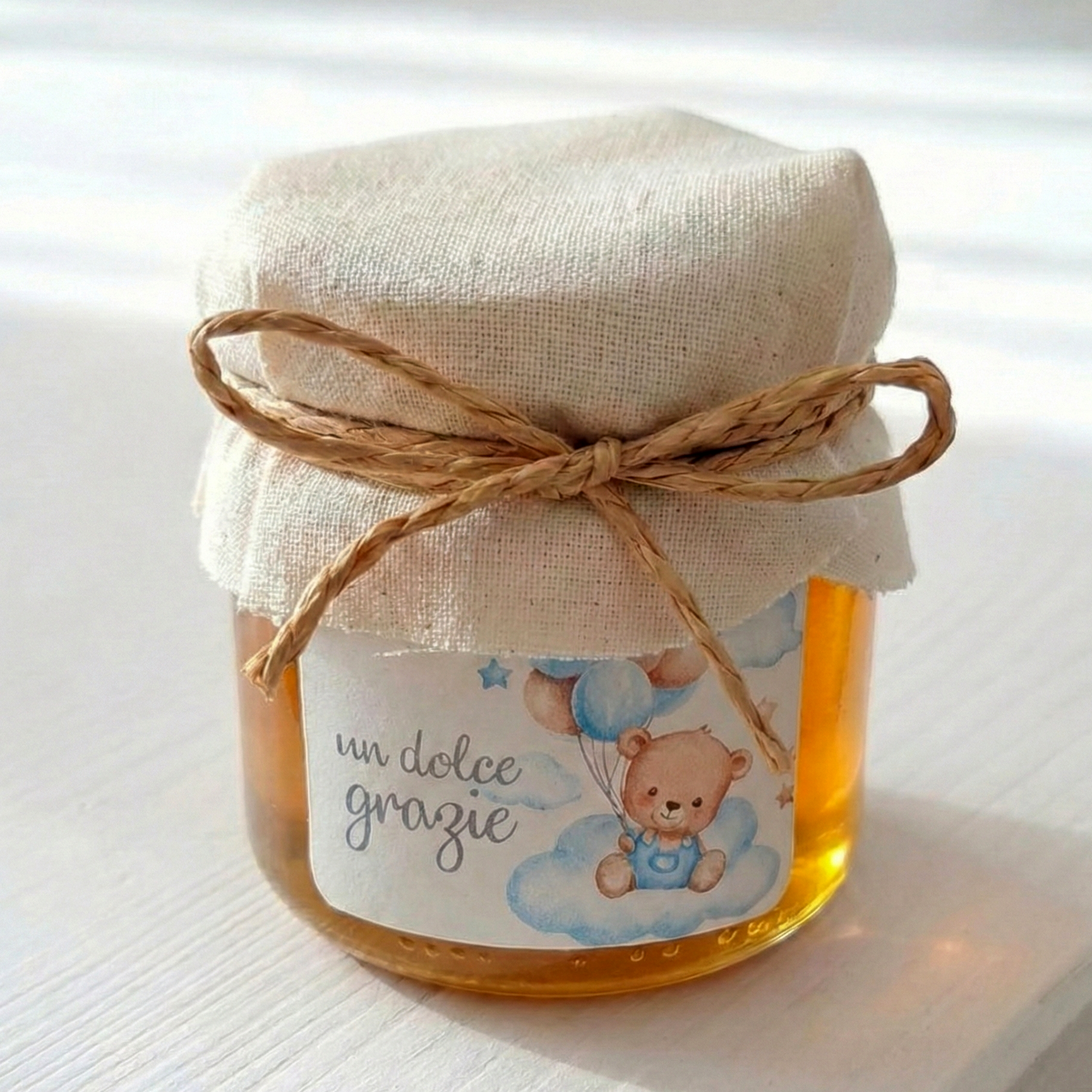 Bomboniera Miele vaso 130 g "Gocce di Natura"