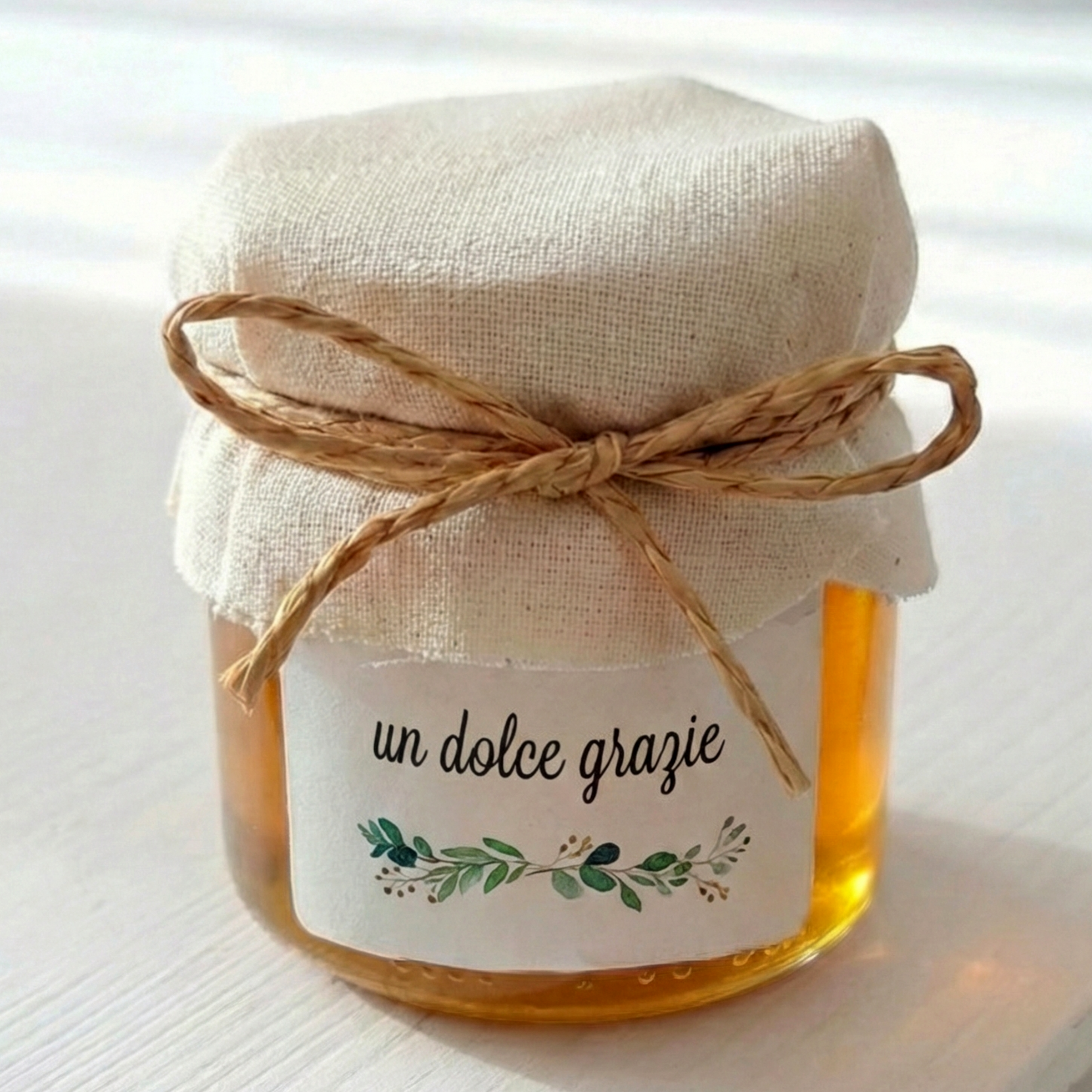 Bomboniera Miele vaso 130 g "Gocce di Natura"