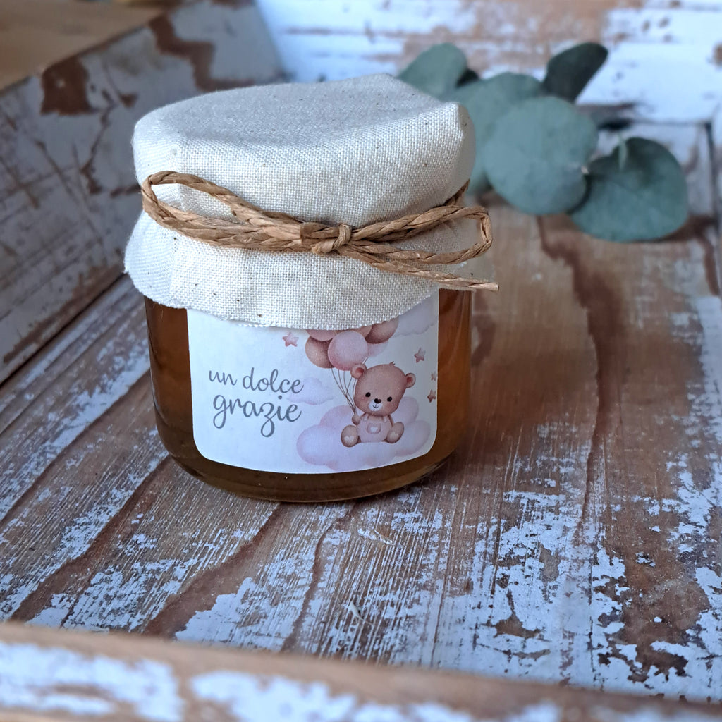 Bomboniera Miele vaso 130 g "Gocce di Natura"