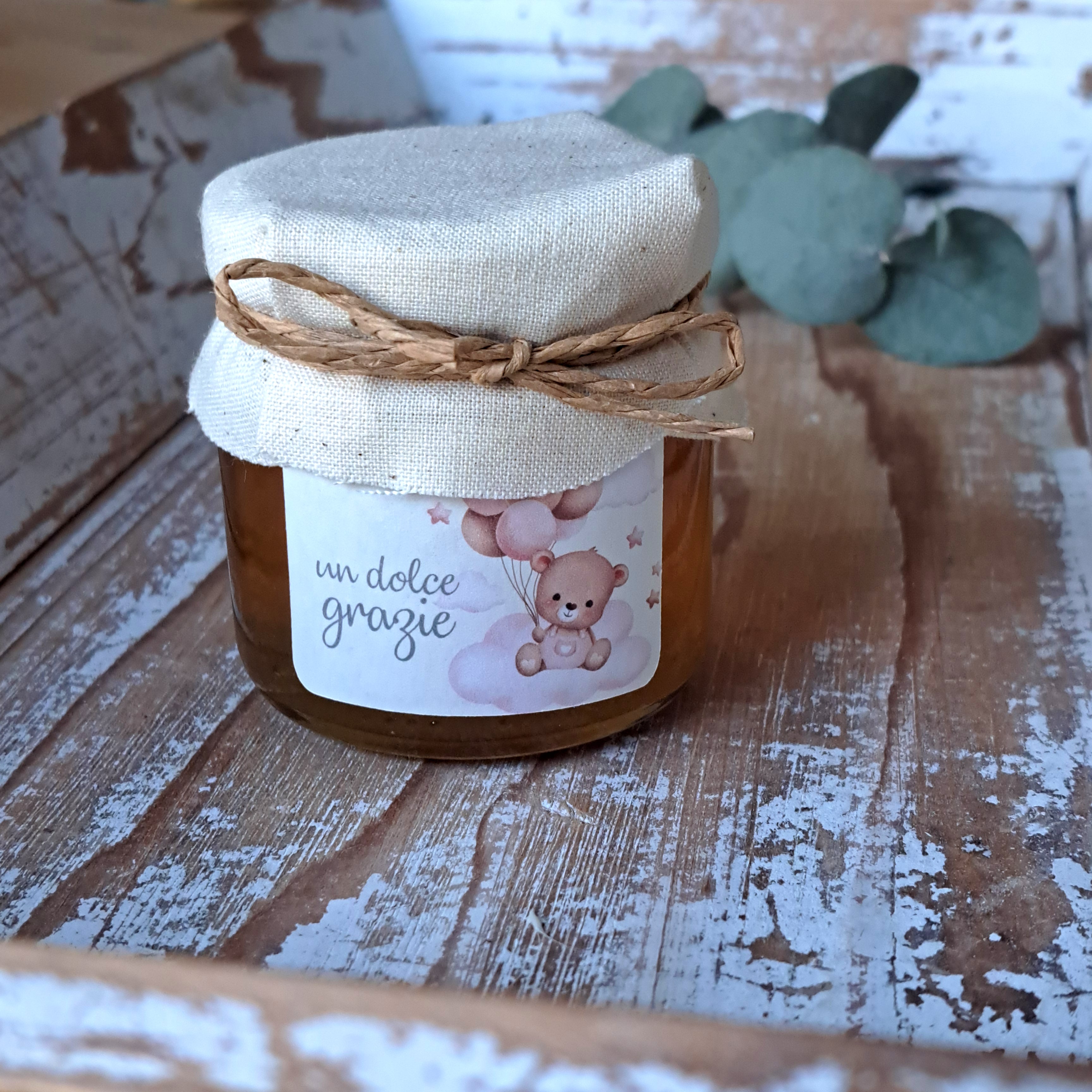 Bomboniera Miele vaso 130 g "Gocce di Natura"