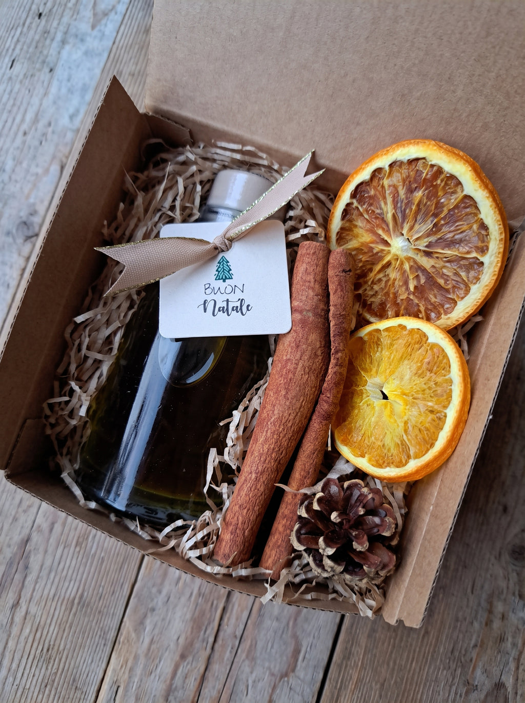 Olio di Oliva Aromatizzato al Basilico 100 ml Regalo di Natale