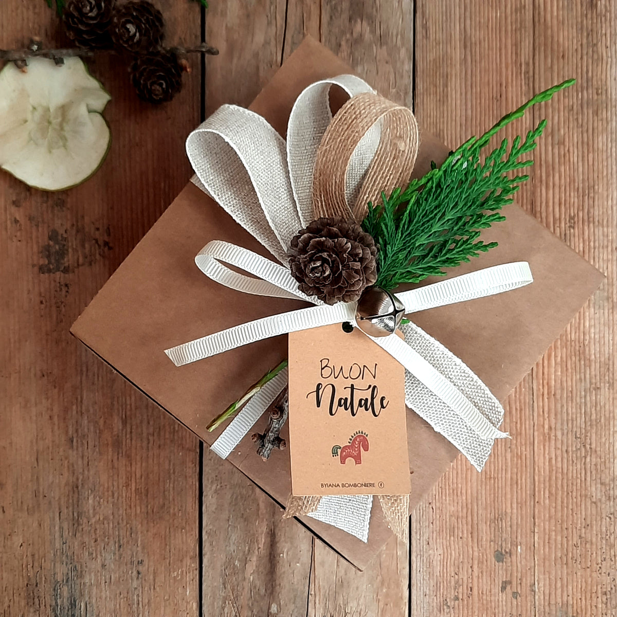 Candela Botanica 140 g Regalo di Natale