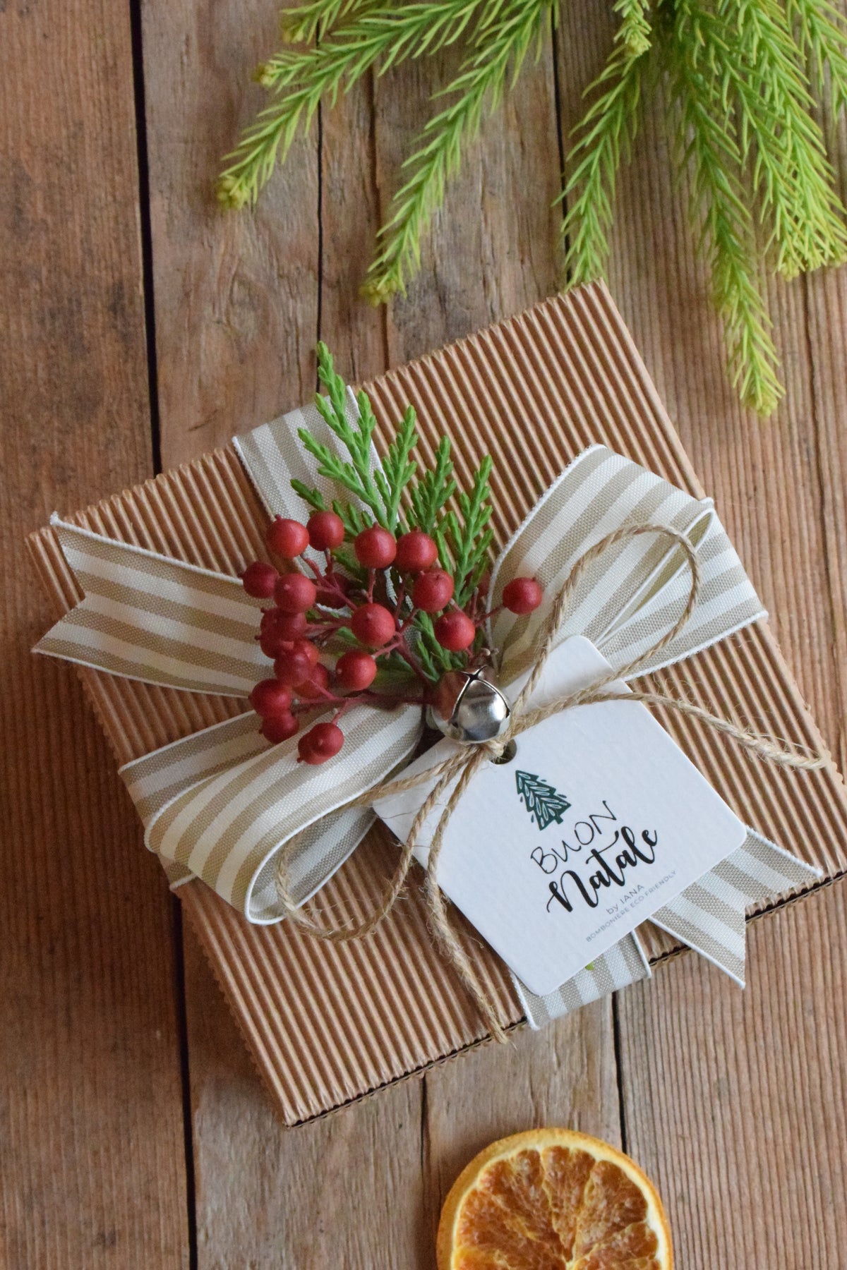 Candela Botanica 140 g Regalo di Natale