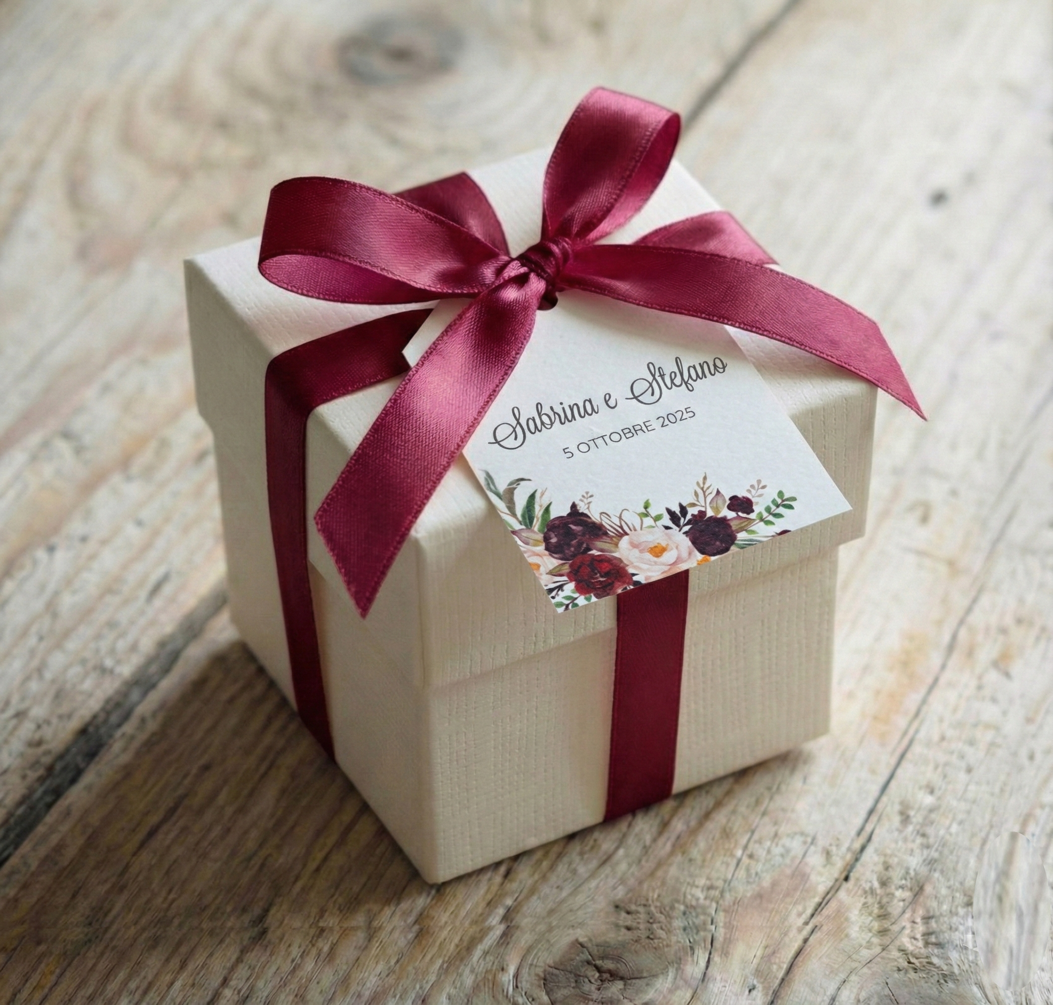 Portaconfetti Scatolina "Rose"